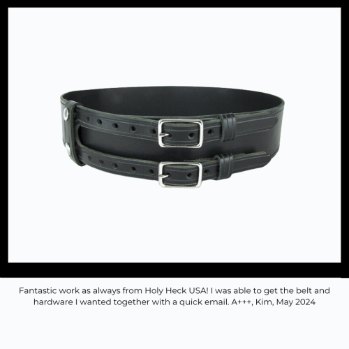 Double Buckle Kilt Belt