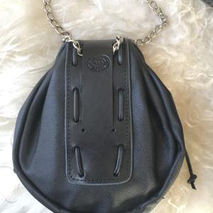 Sporran Rob Roy Sporran Black Leather Sporran