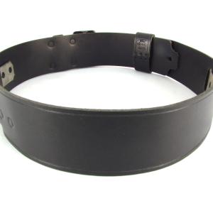 Kilt Belt Black Hardware Extra Storage Loops Back View