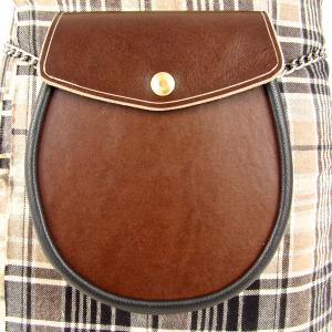 Sporran Leather Brown Sporran Basic Sporran