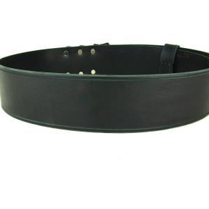 Kilt Belt Double Buckle Belt Black Leather Belt Basic Double Buckle Kilt Belt