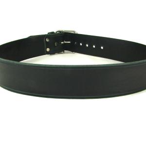 Belt Black Leather Belt Wide Belt Kilt Belt Double Bar Buckle