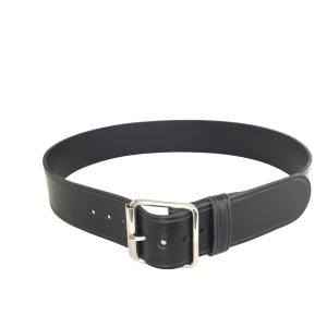 Kilt Belt, 2 Inch Width for Narrow Kilt Belt loops, Black Leather