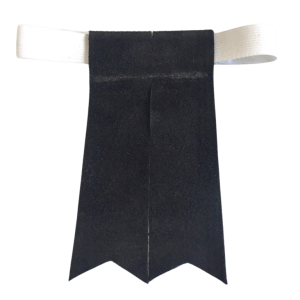 Red Suede Garter Flashes for Kilt Hose