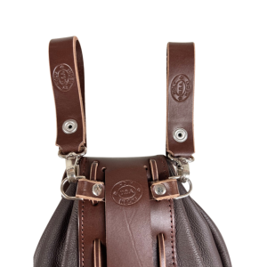 Sporran Hangers, Suspenders for Sporrans, Dark Brown Leather