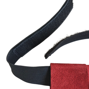 Red Suede Garter Flashes for Kilt Hose