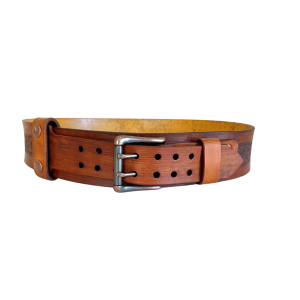 Mens Wide Leather Belt for Festival Outfit and Renaissance Costume