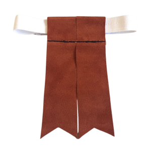 Suede Garter Flashes for Kilt Hose, Various Colors