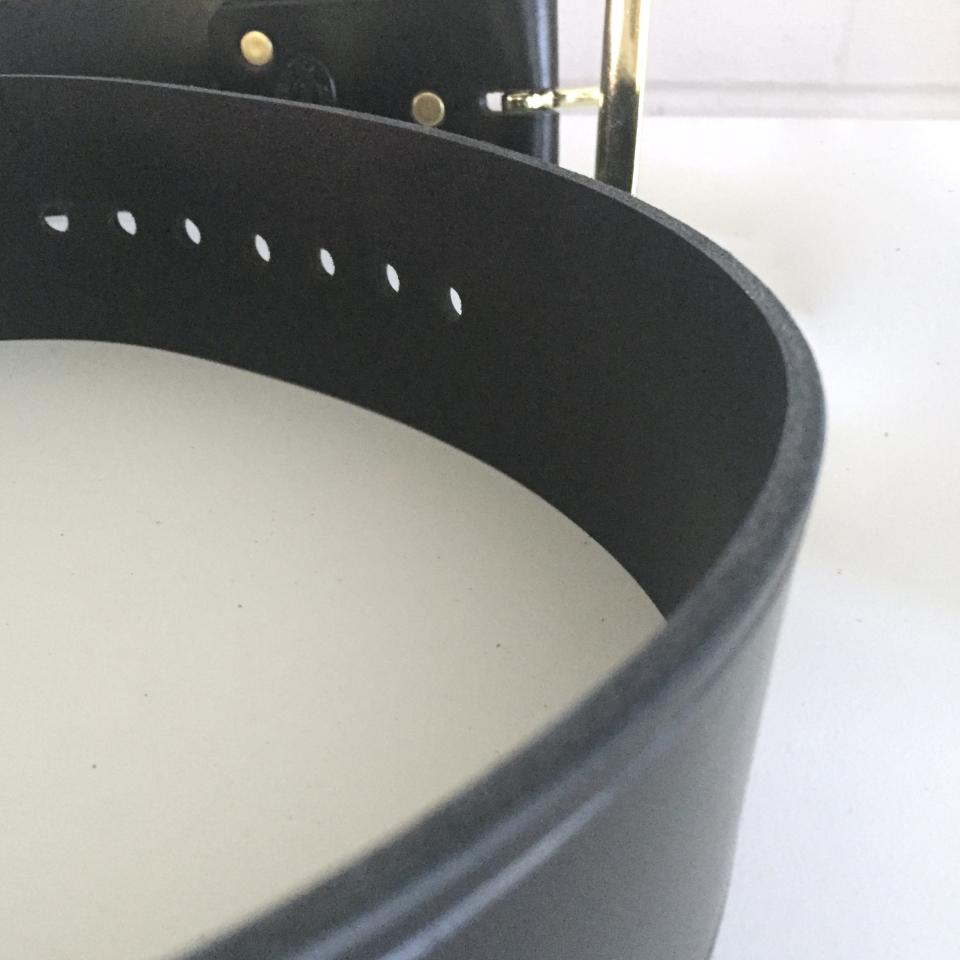 Pirate Belt with Solid Brass Buckle Wide Leather Belt