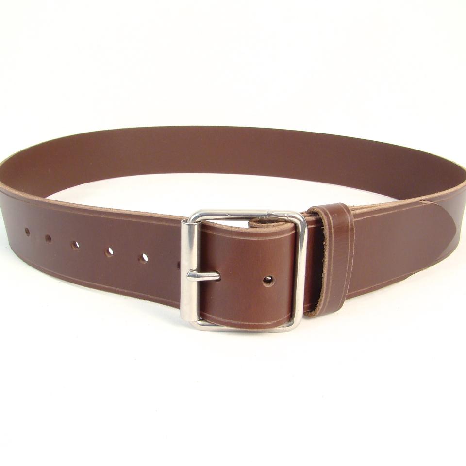Kilt Belt, Chocolate Brown, Wide Leather Belt