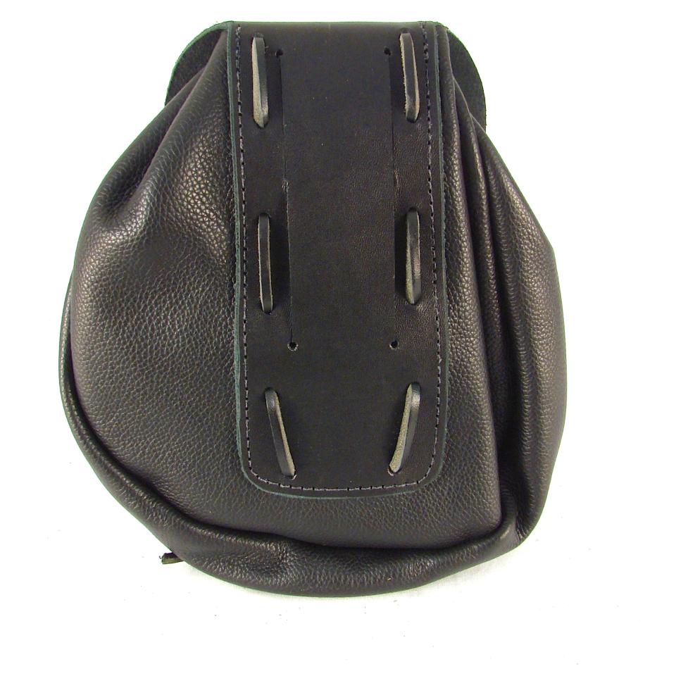 Sporran Rob Roy Sporran Black Leather Sporran