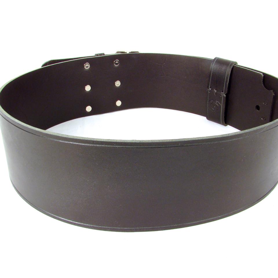 Kilt Belt Triple Buckle Belt Black/NP and  Back View