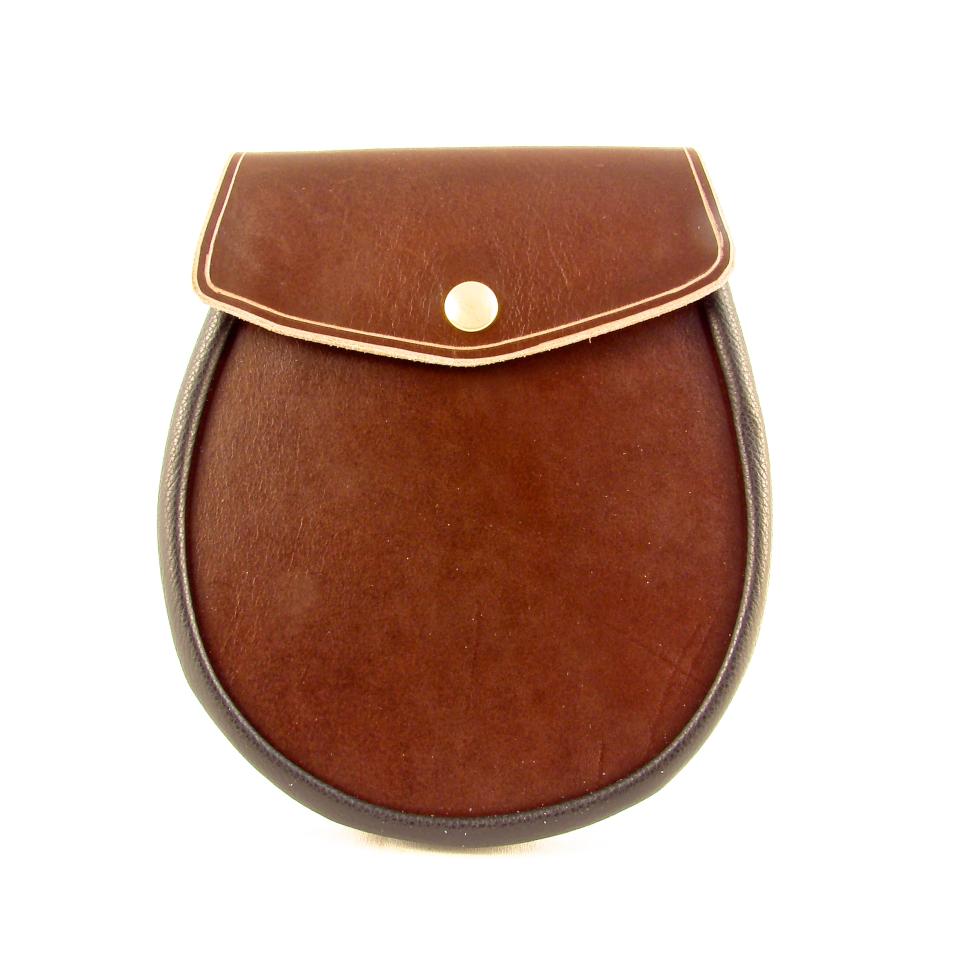 Sporran Leather Brown Sporran Basic Sporran