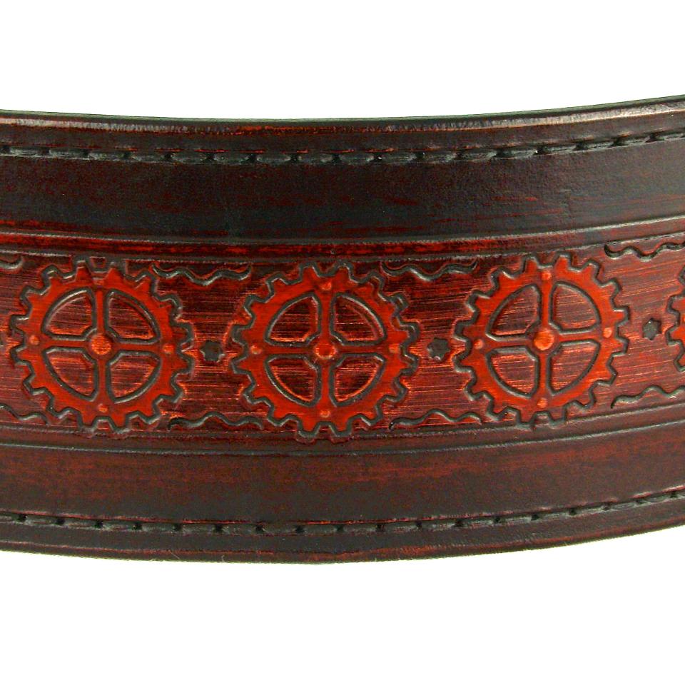 Kilt Belt Leather Double Buckle Kilt Belt Sprocket Belt Steampunk Kilt Belt