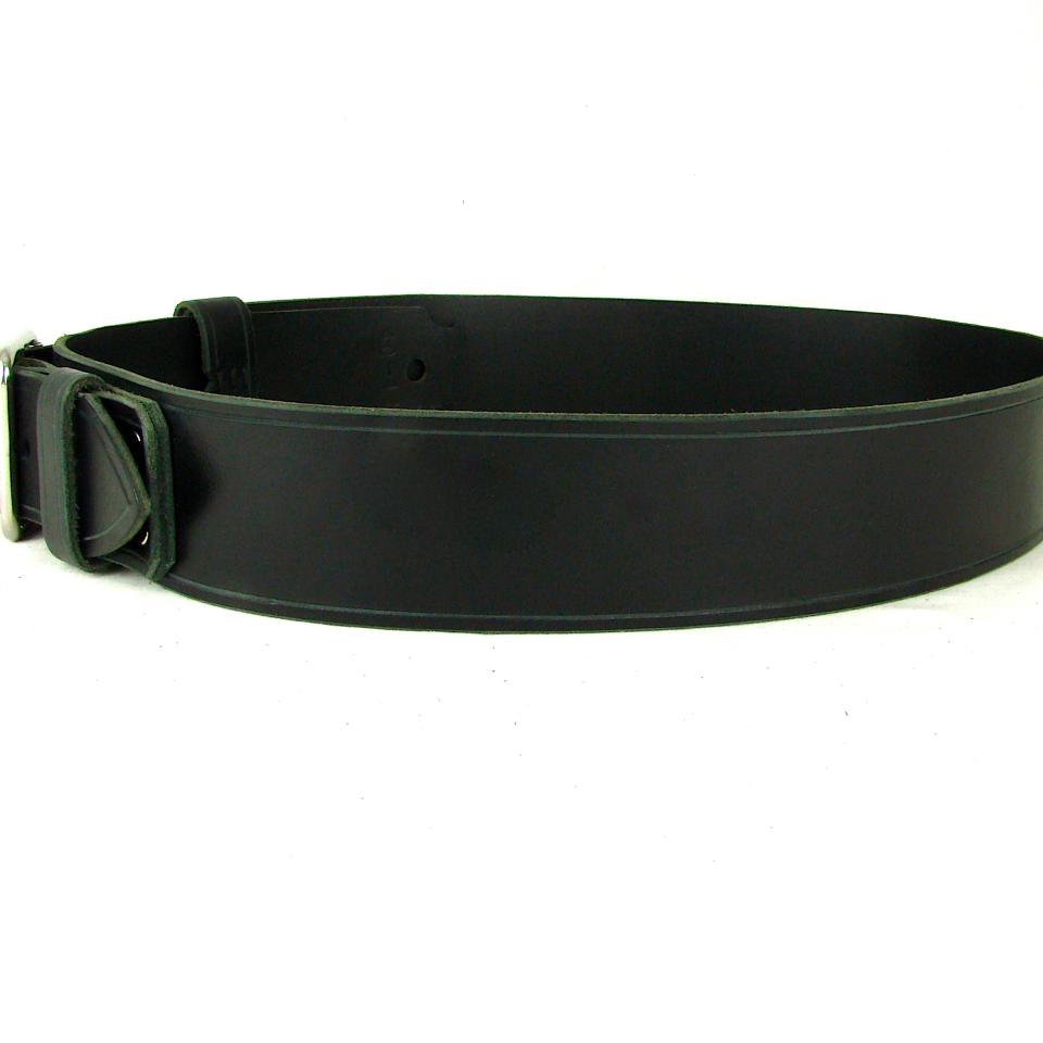 Black Leather Kilt Belt, Vader Style