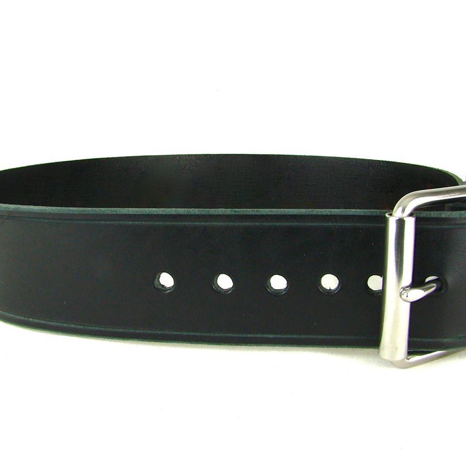 Belt Black Leather Belt Wide Belt Kilt Belt Double Bar Buckle
