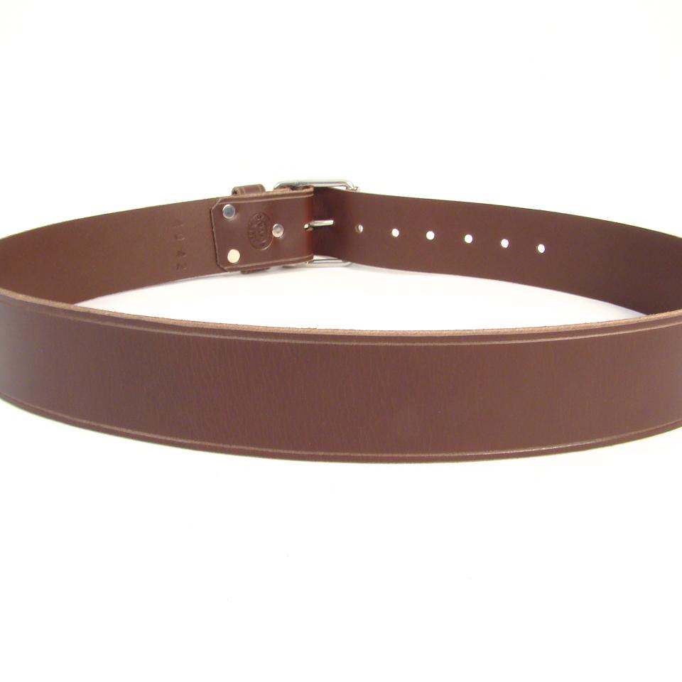 Kilt Belt, Chocolate Brown, Wide Leather Belt