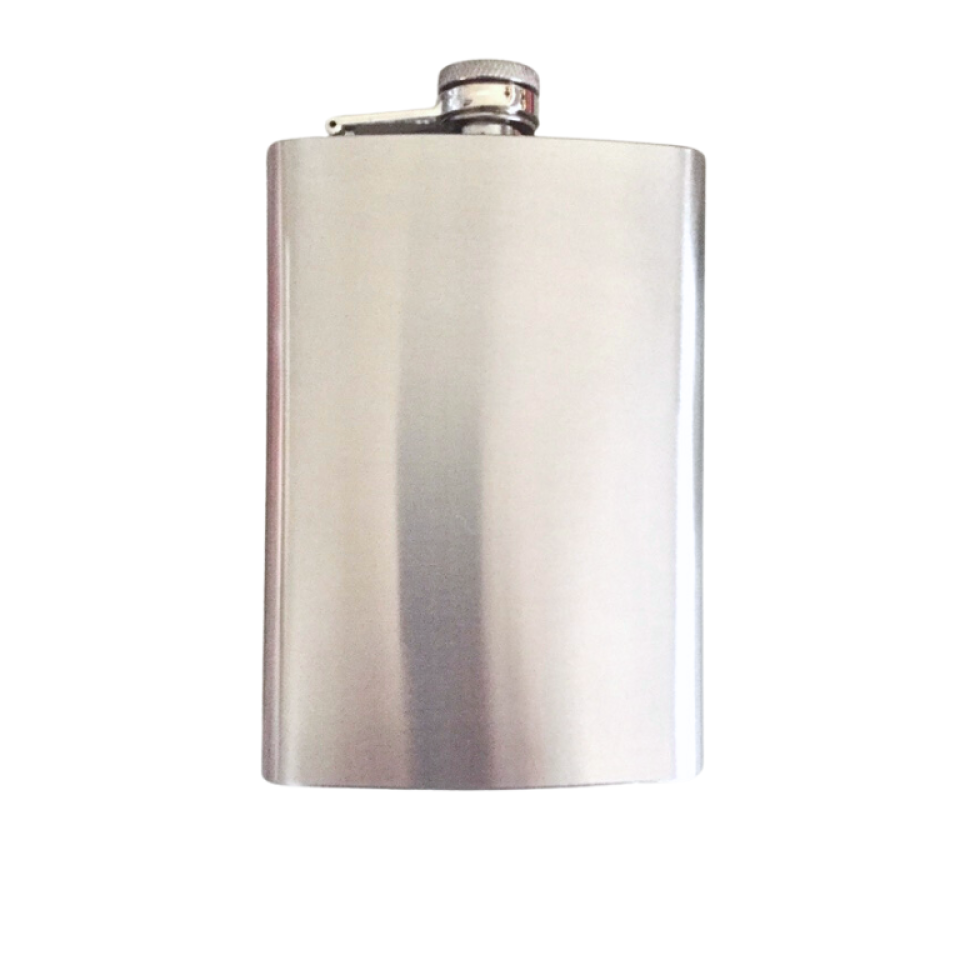Hip Flask Holder for Kilt Belts, Red Leather, 8 Ounce Flask Optional 