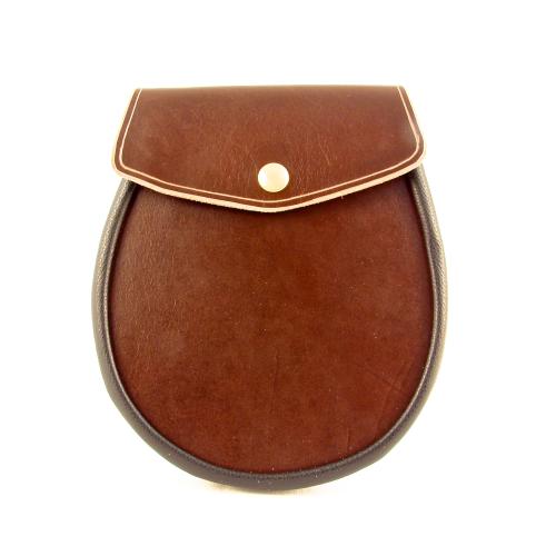 Sporran Leather Brown Sporran Basic Sporran